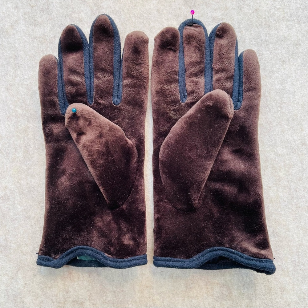 Women's WP Weatherproof Faux Sealskin Gloves, M